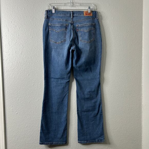 Levi’s Vintage Classic Bootcut Jean 10 Medium Wash Mid Rise Stretch Denim - Picture 6 of 8
